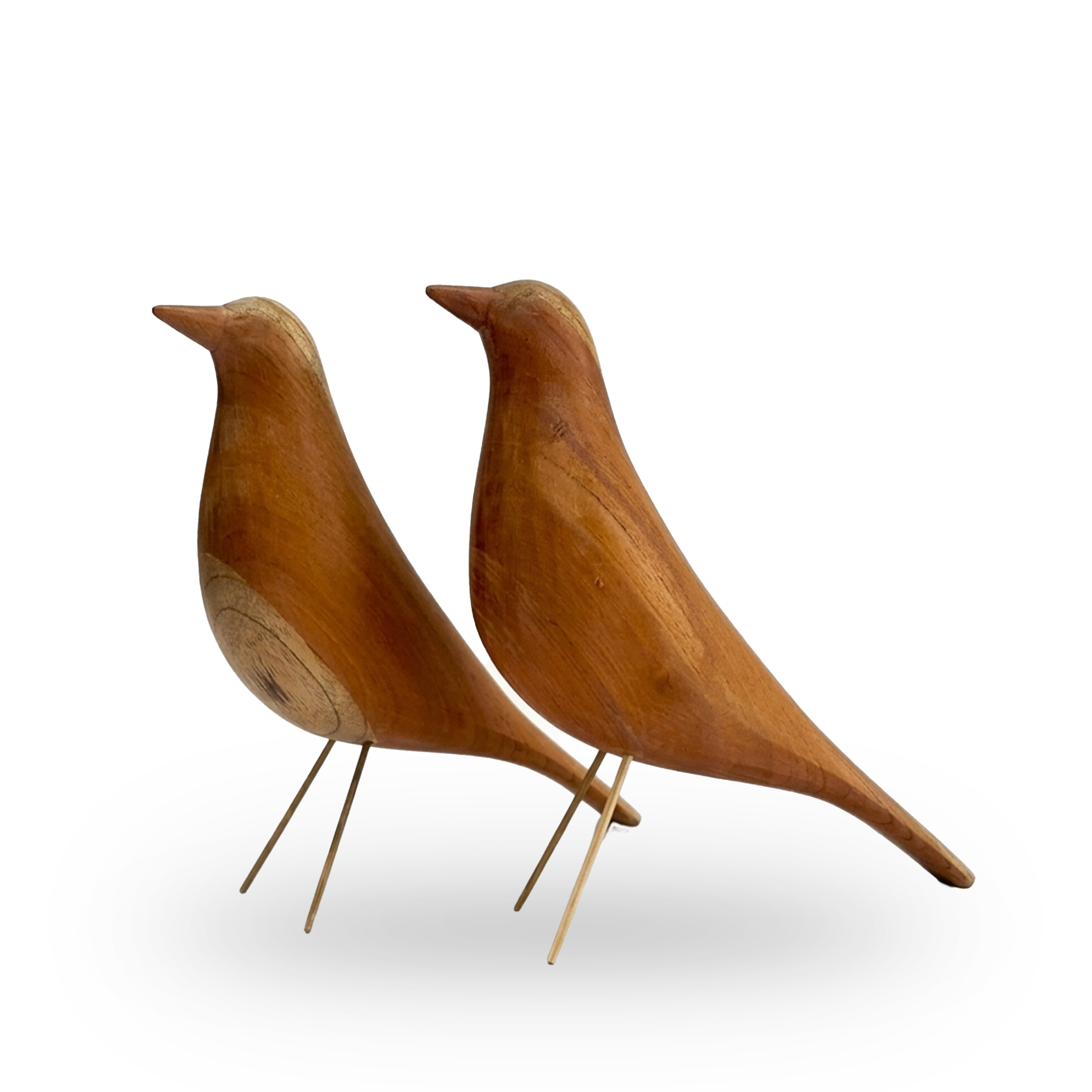 Escultura de ave en madera