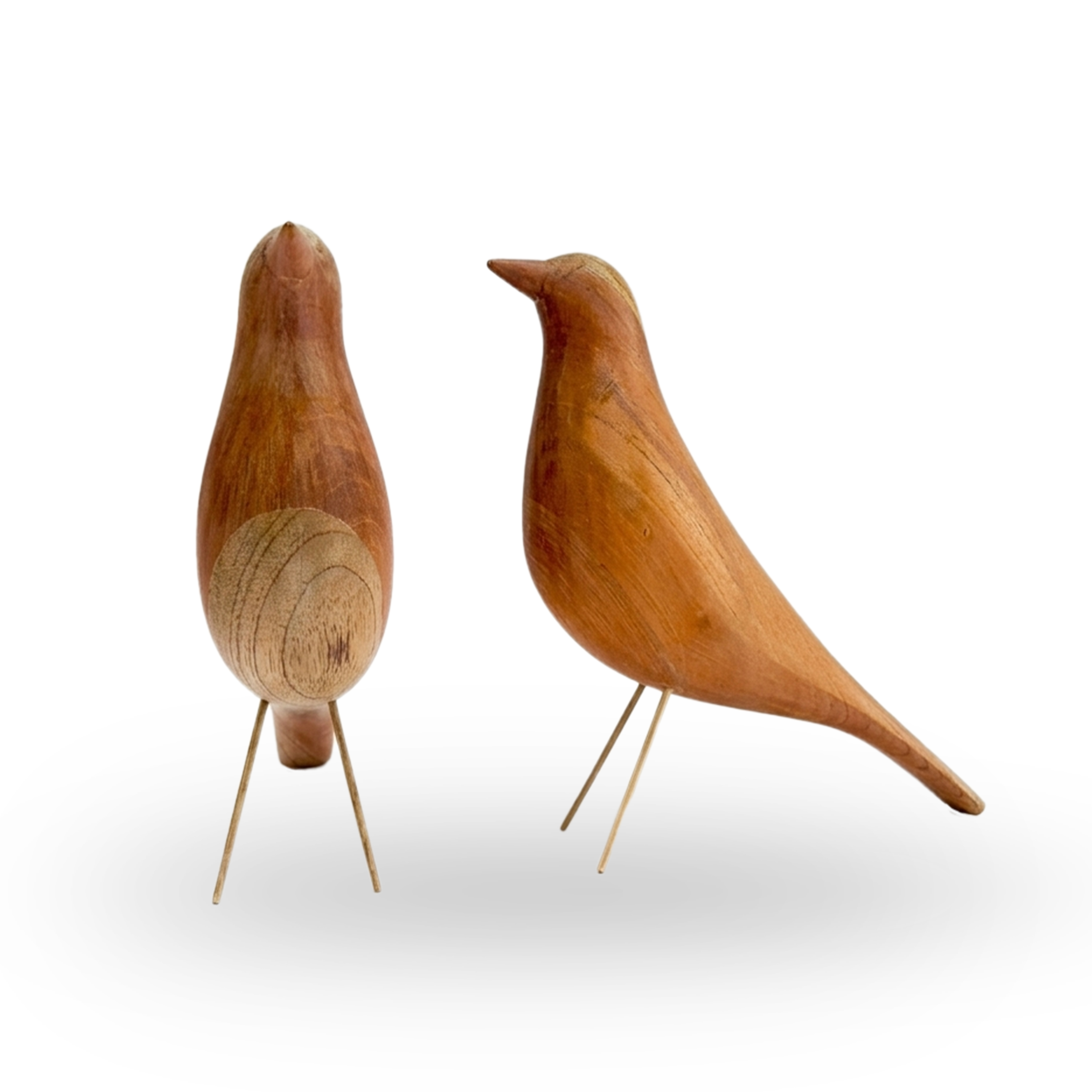 Escultura de ave en madera