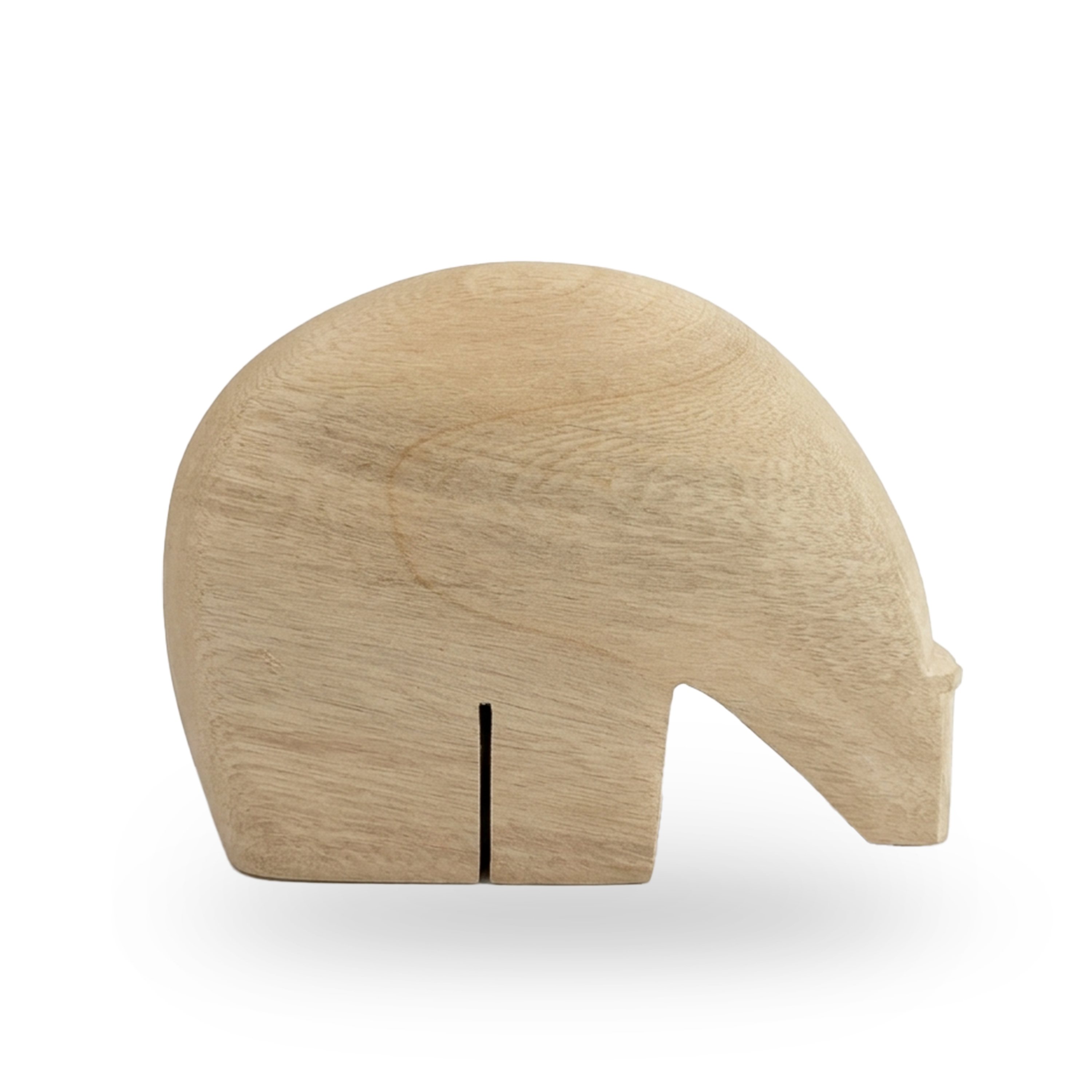 Escultura  tallada de oso 