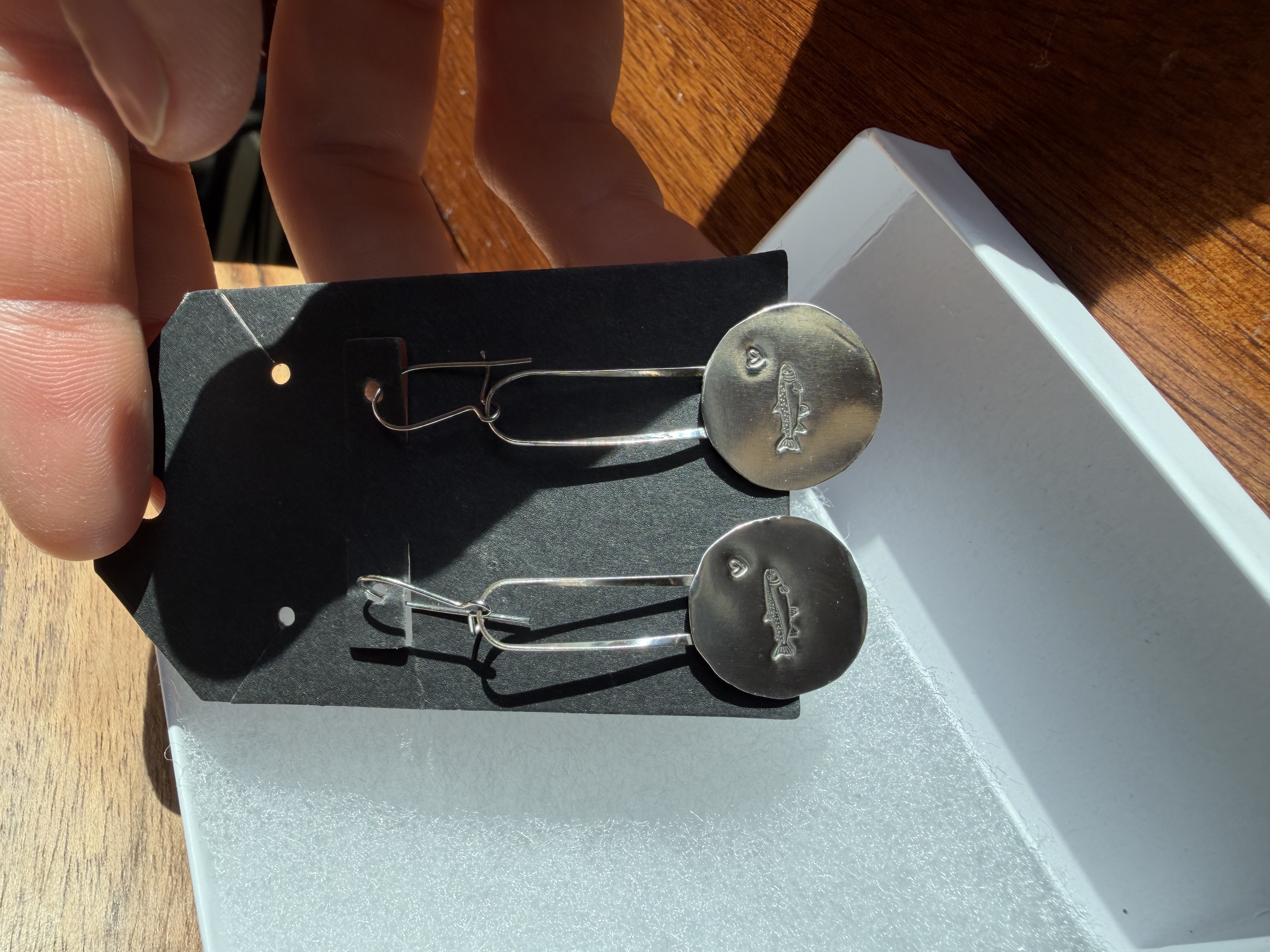 Silver Trout Dangles