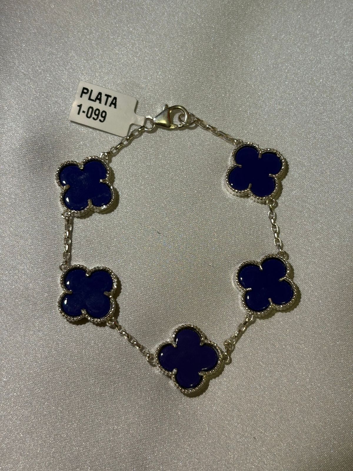 Pulsera de Plata Modelo Van Cleef & Arpels - Azul
