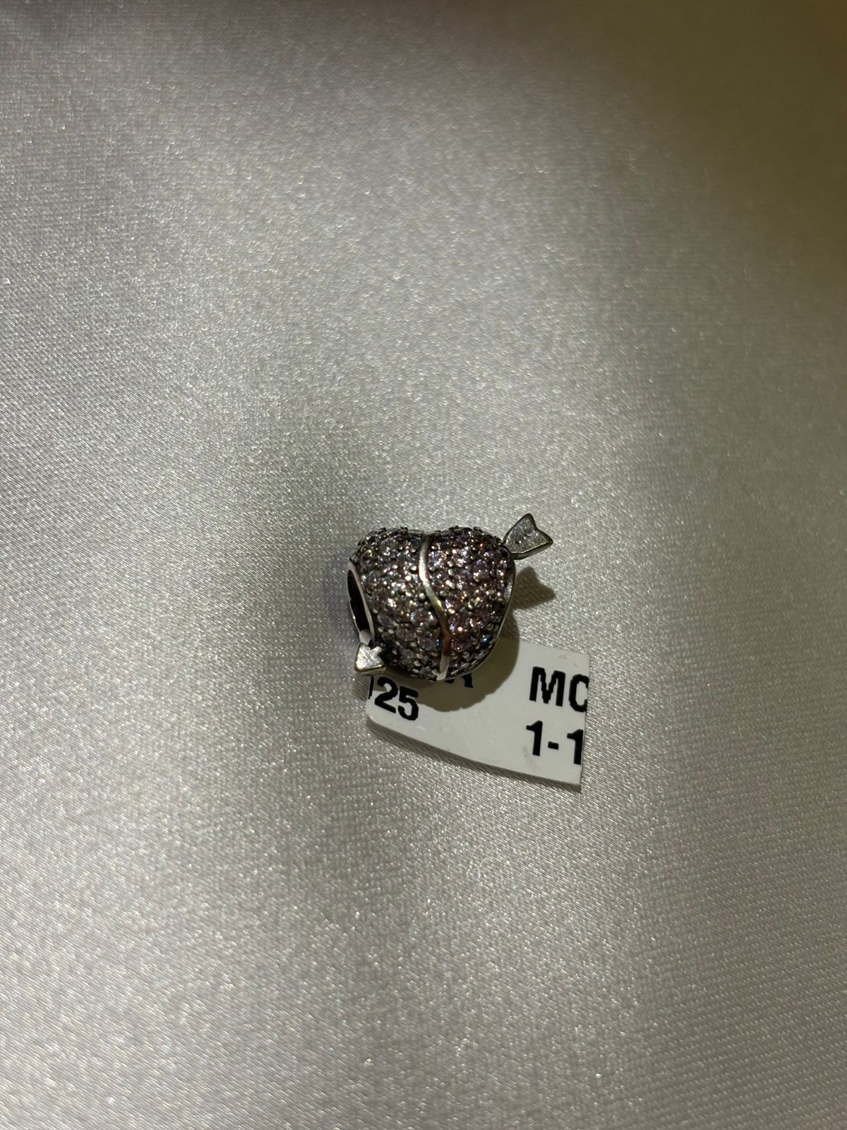 Charm de Plata - Corazón Plateado