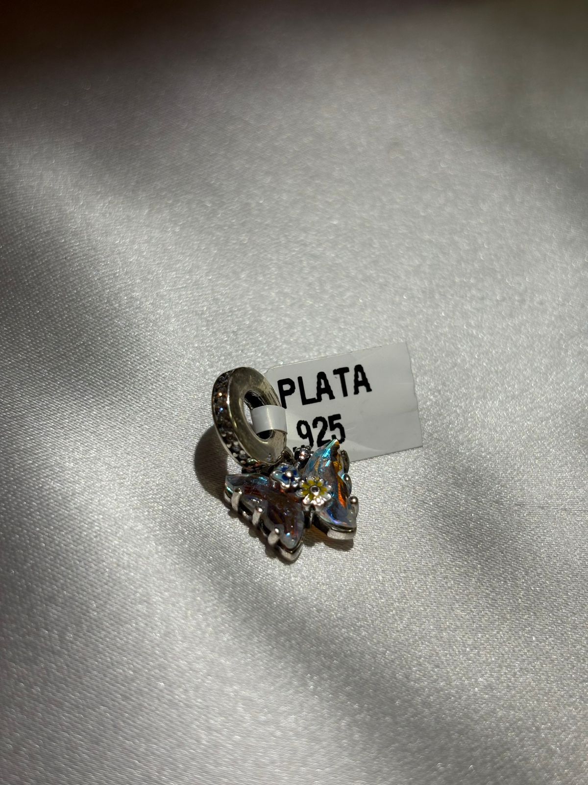 Charm de Plata - Mariposa