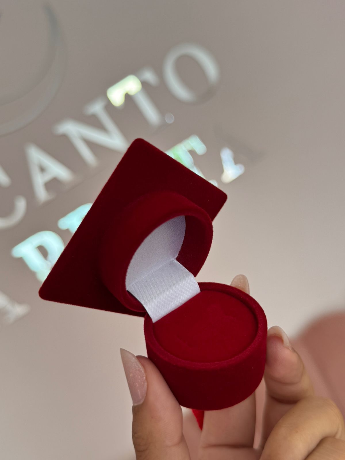 Caixinha para Anéis de Formatura