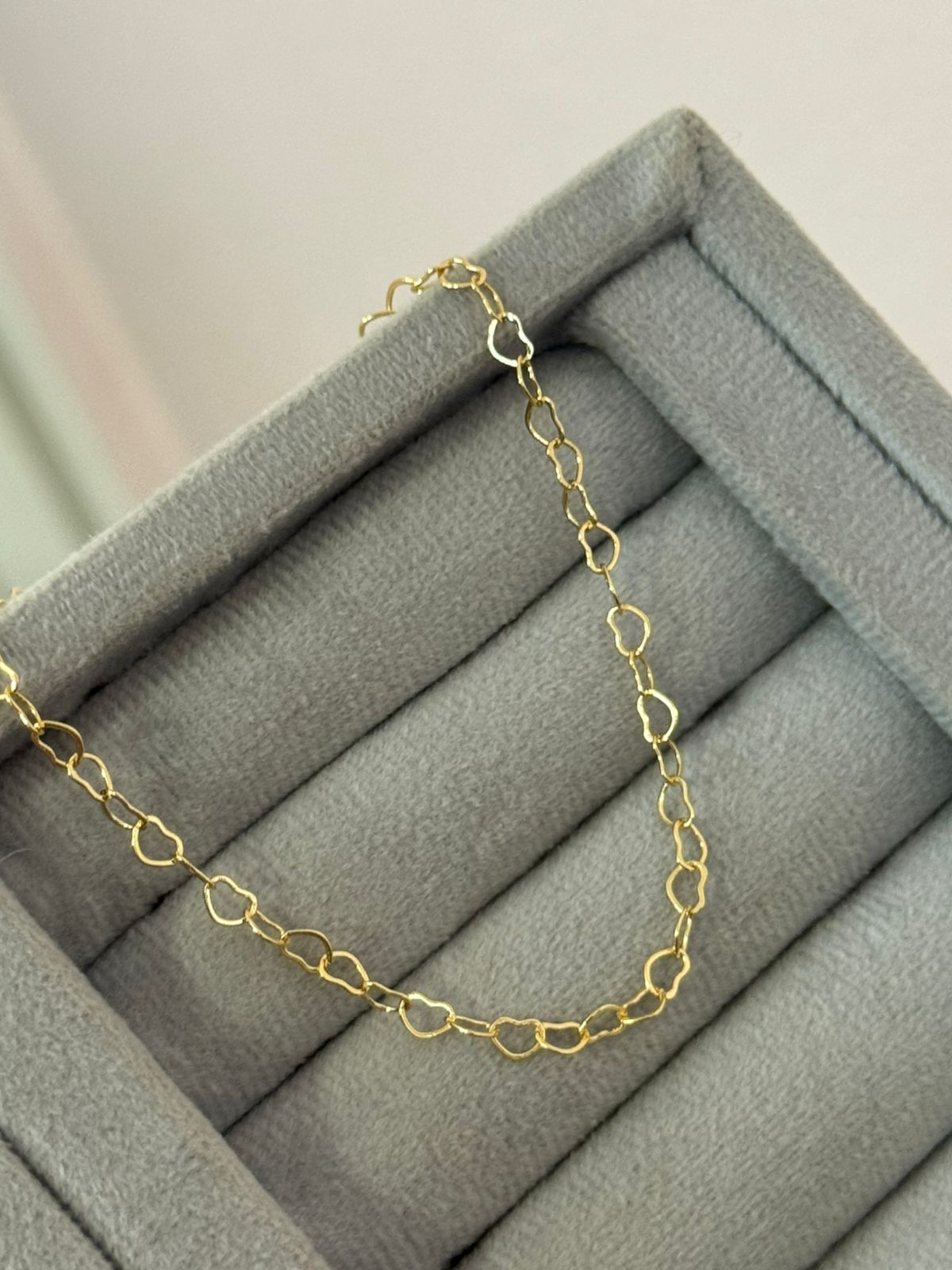 Tornozeleira Corações Entrelaçados