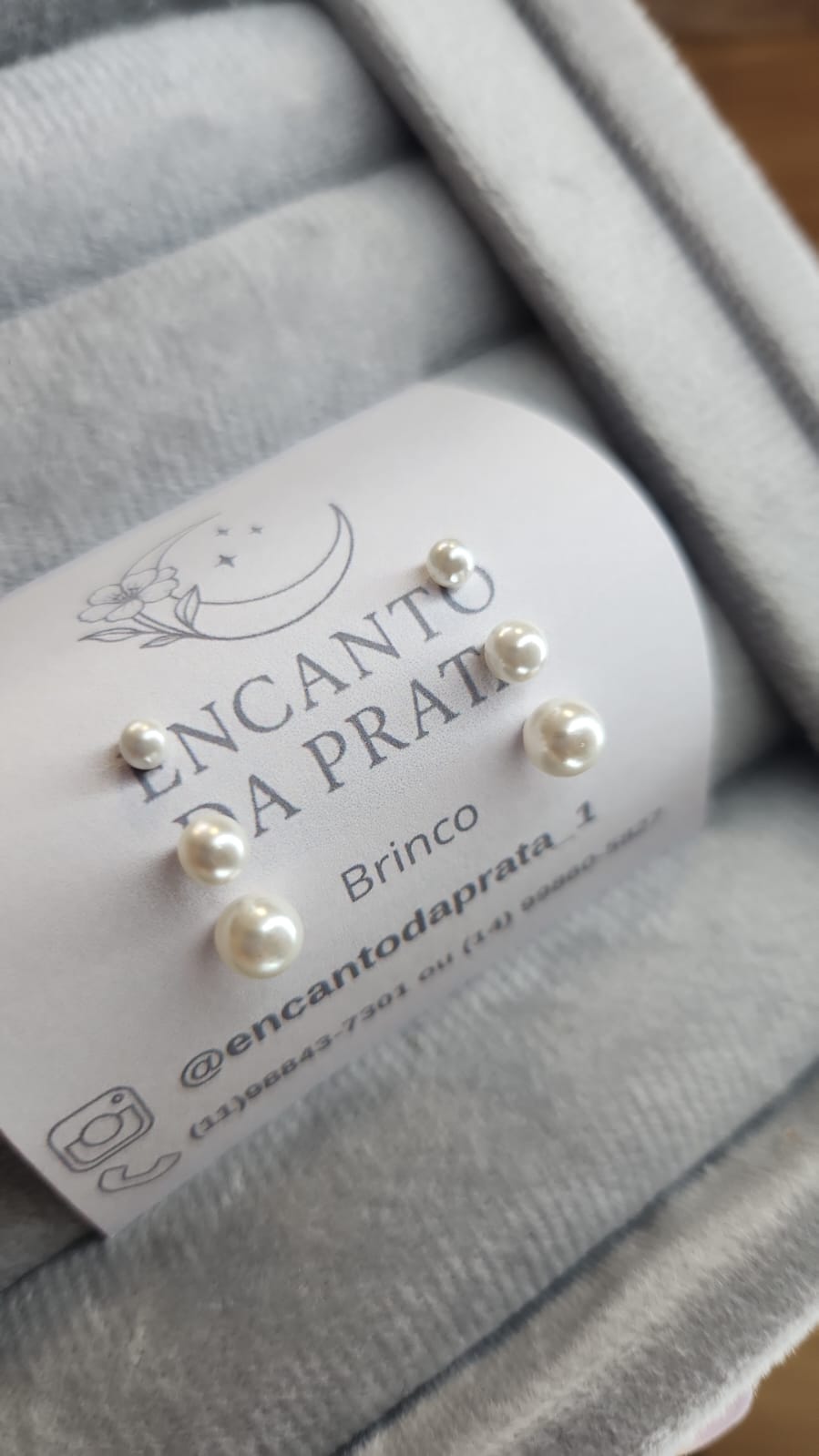 Trio Pérola 3mm, 4mm e 5mm