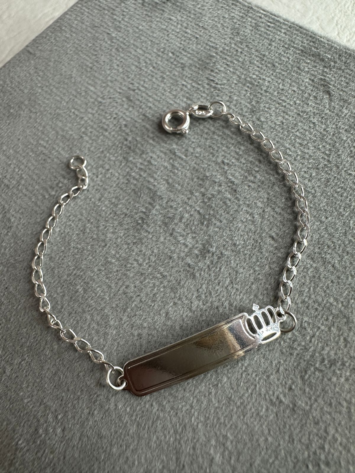 Pulseira Chapinha com Moldura Diamante Vazado