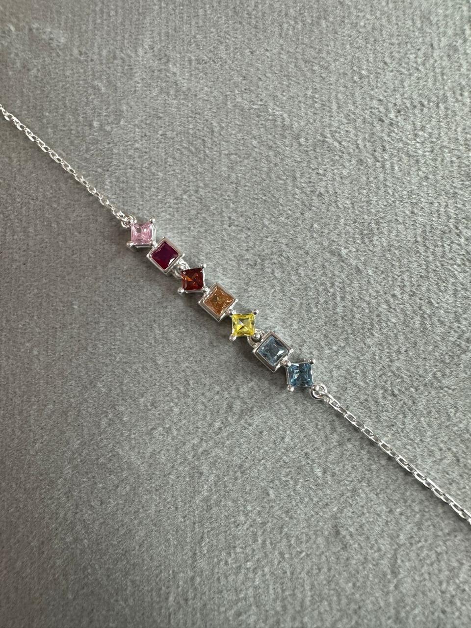 Pulseira em Zircônia Colorida