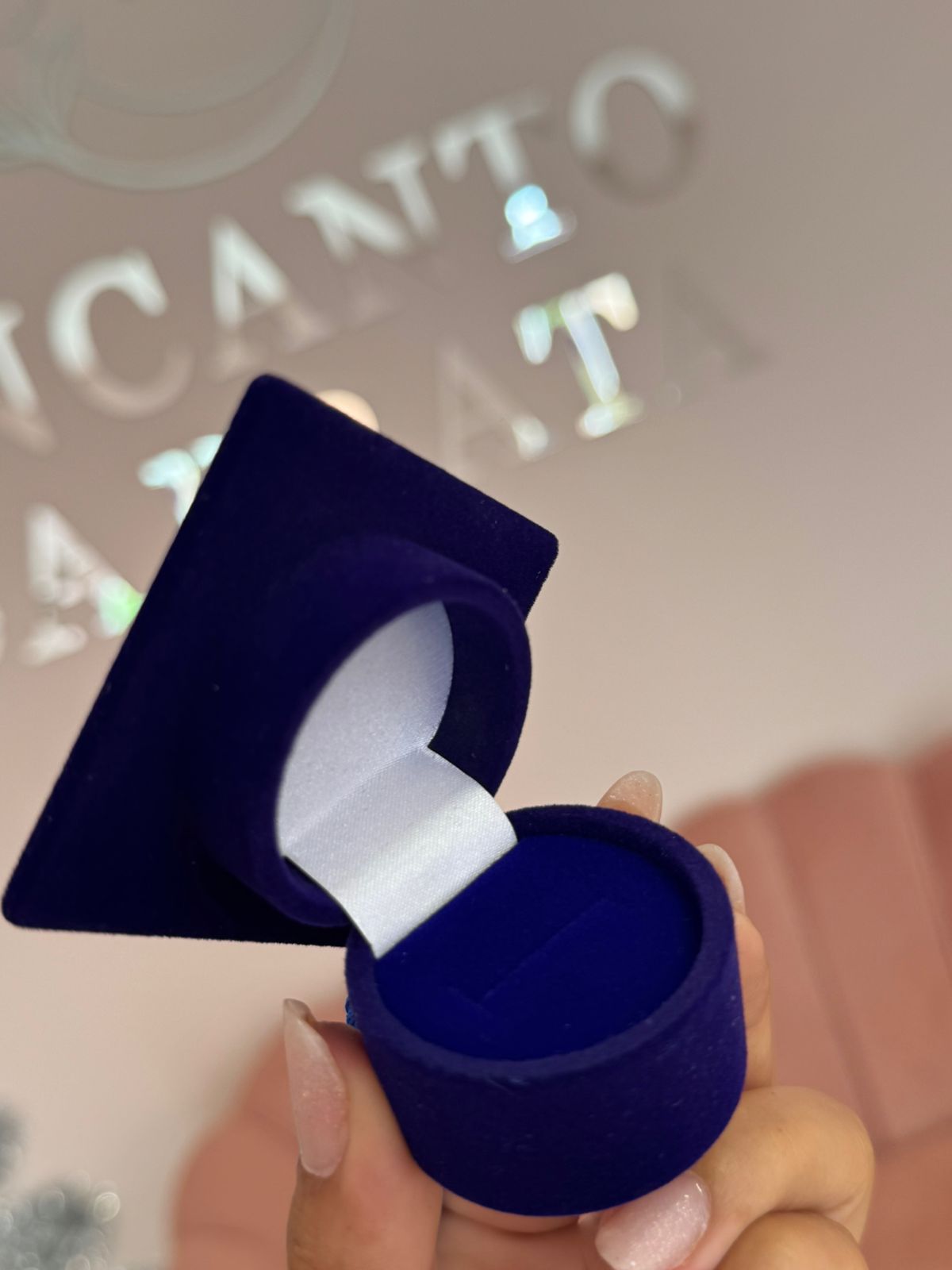 Caixinha para Anéis de Formatura