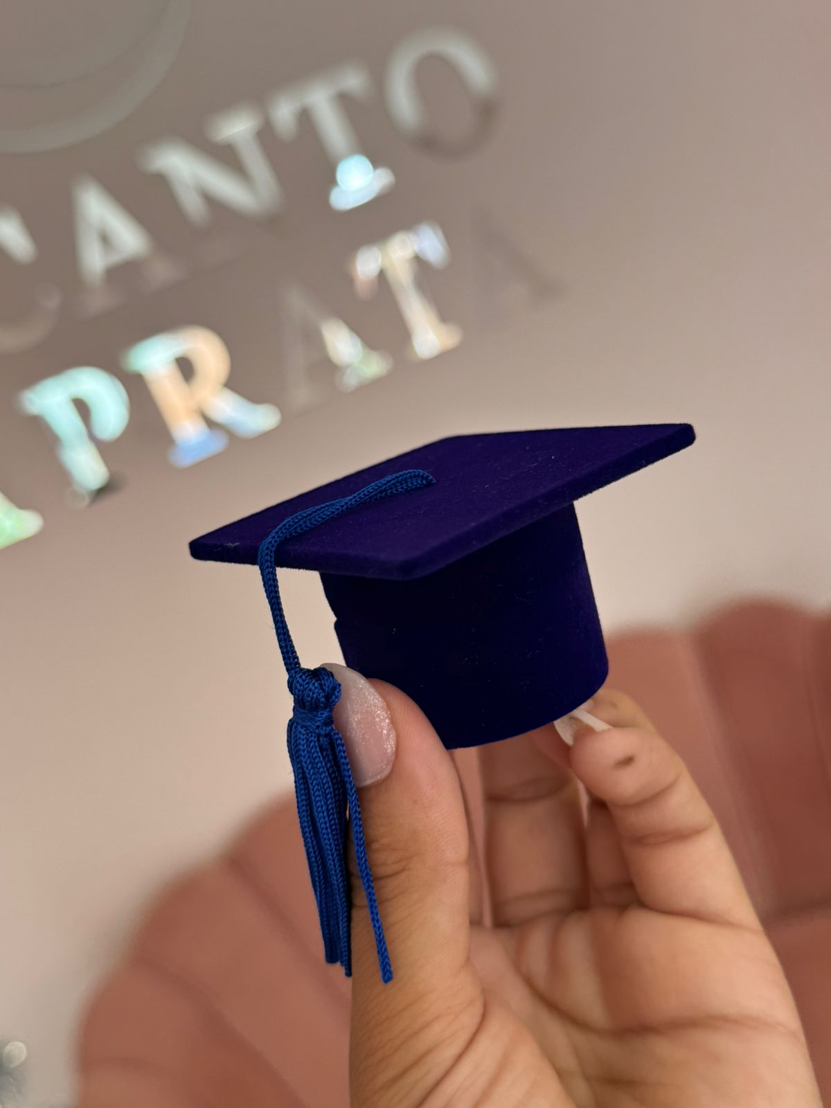 Caixinha para Anéis de Formatura