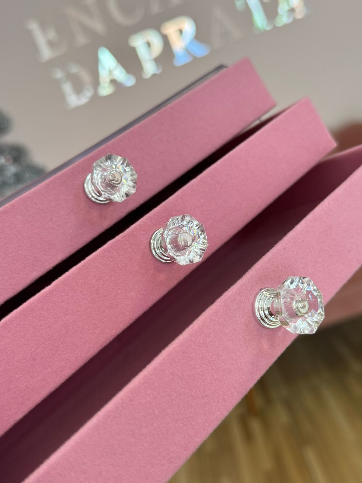 Porta Jóia Acrilíco com 3 Gavetas