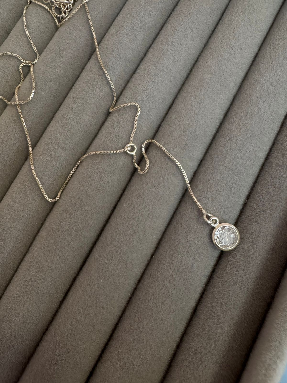 Gravatinha Ponto de Luz Redondo 40cm + 5cm extensor