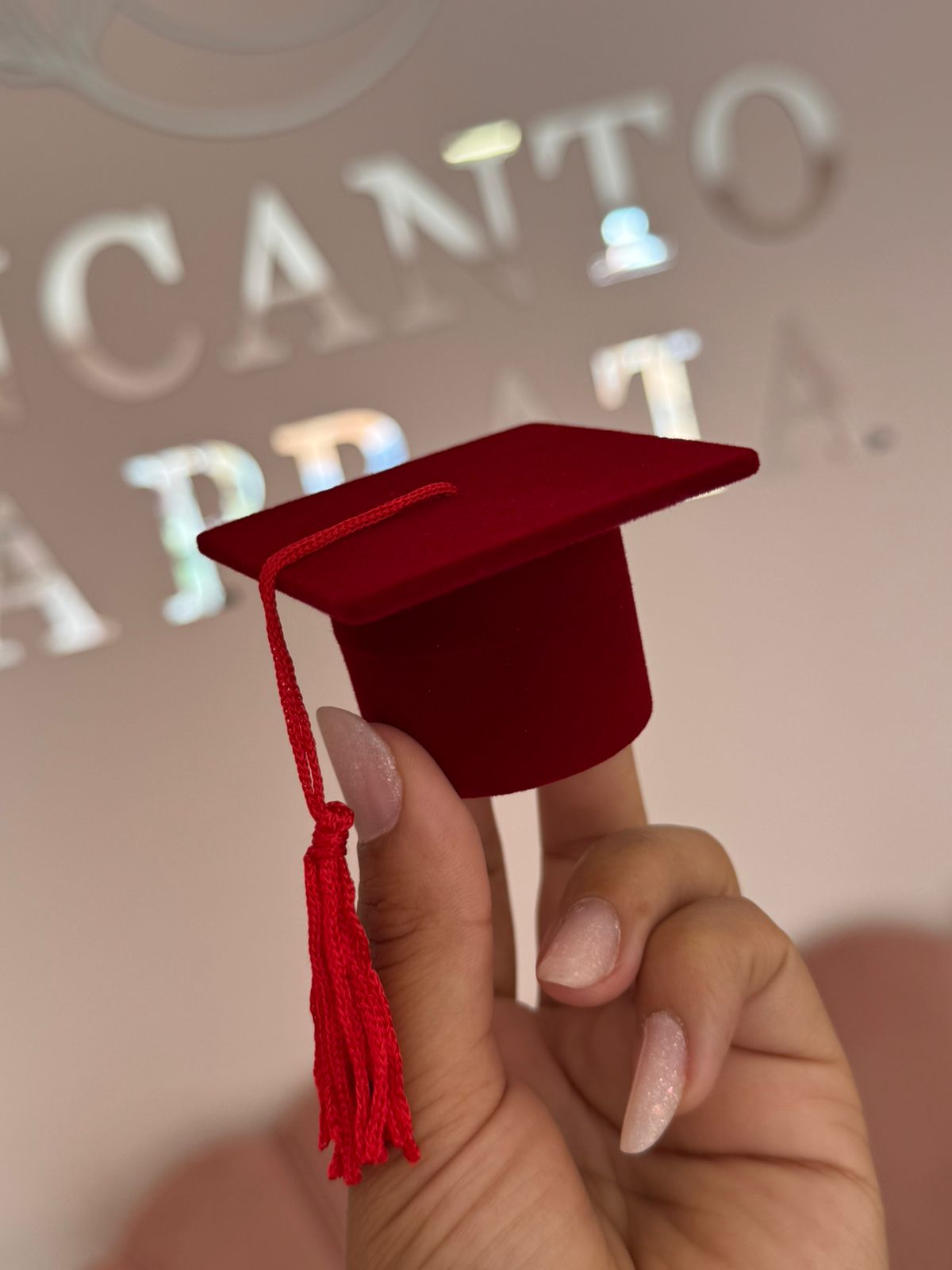 Caixinha para Anéis de Formatura