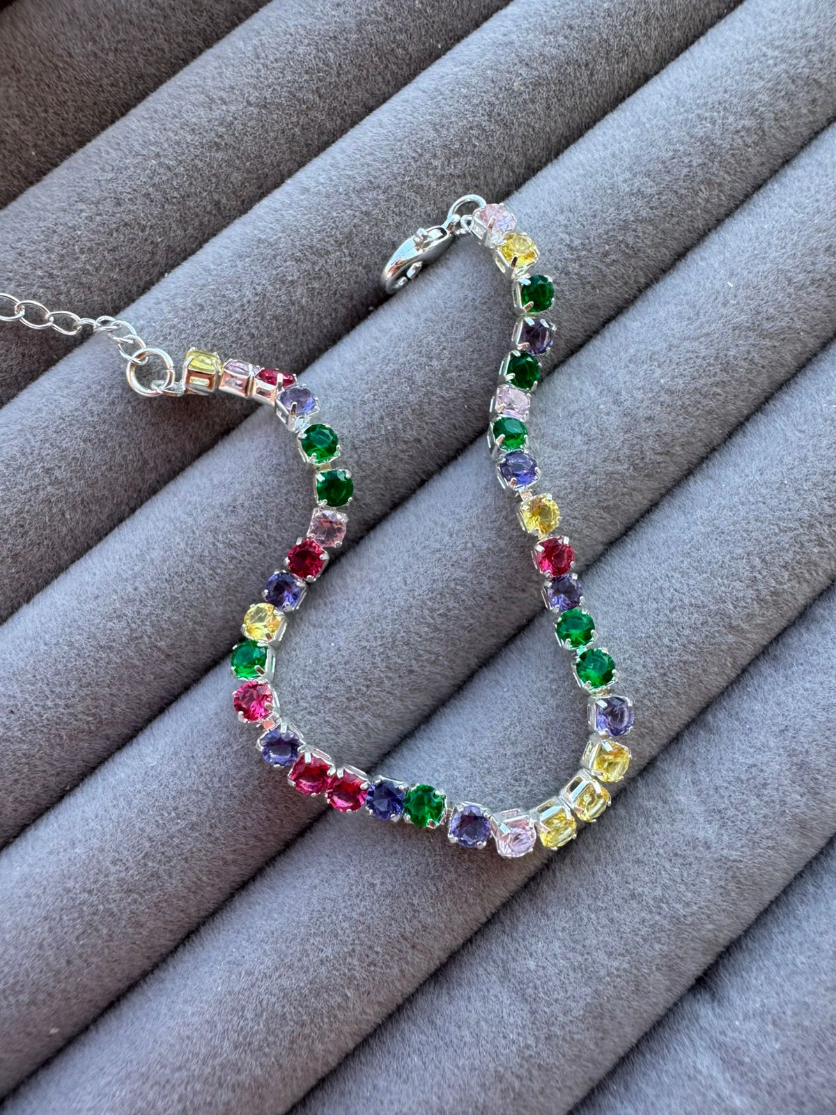 Pulseira com Riviera Colorida