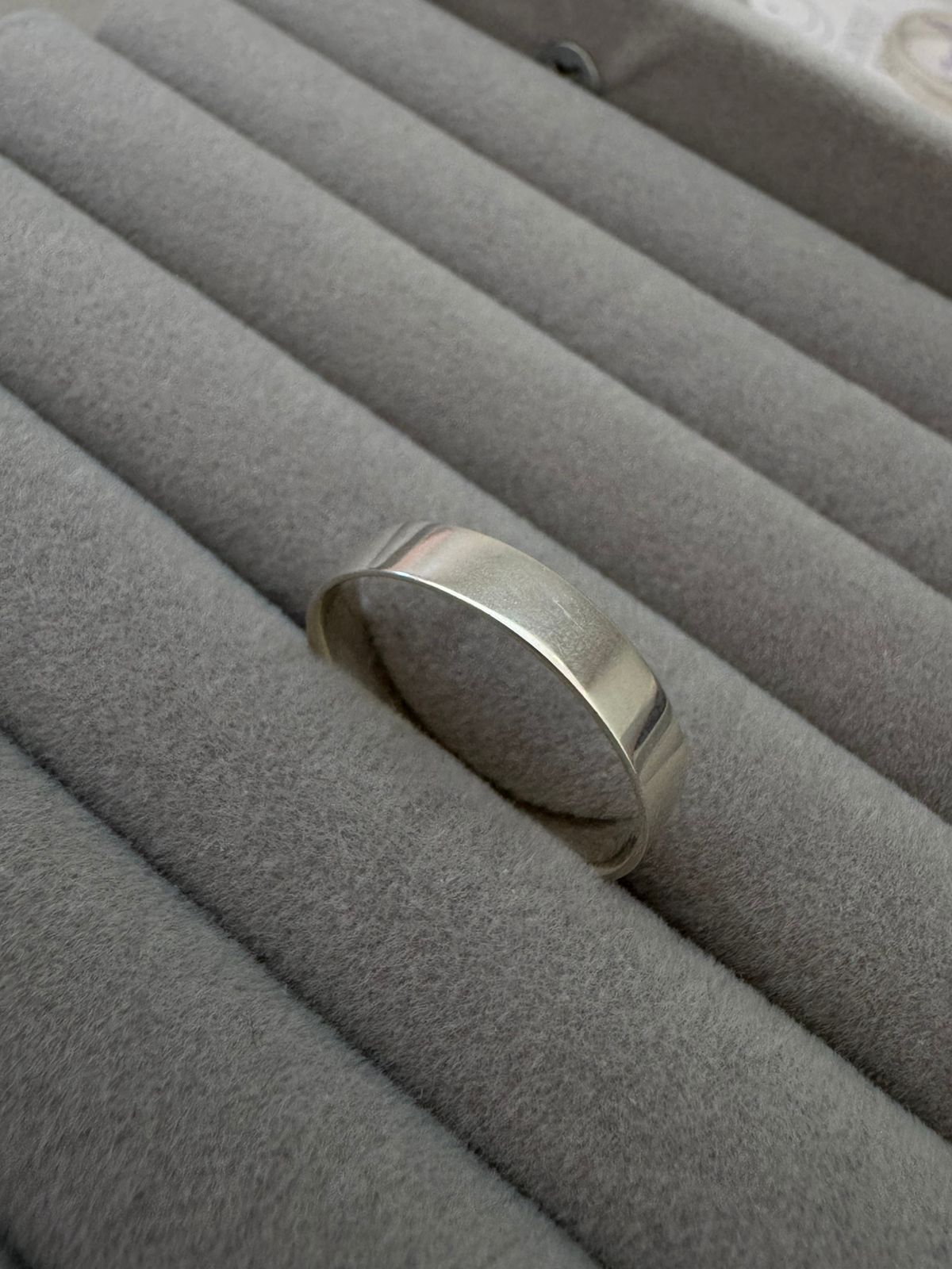 Aliança Compromisso Lisa Unitária 4,5mm de Prata