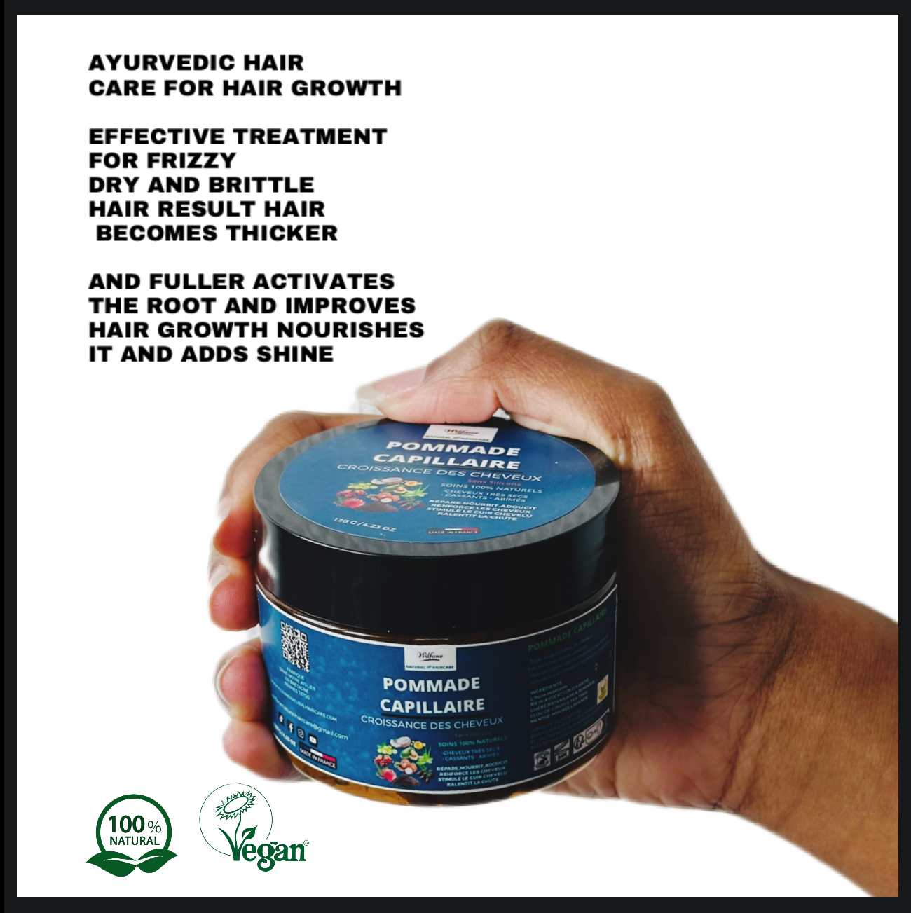 Pommade Capillaire Ayurvédique
