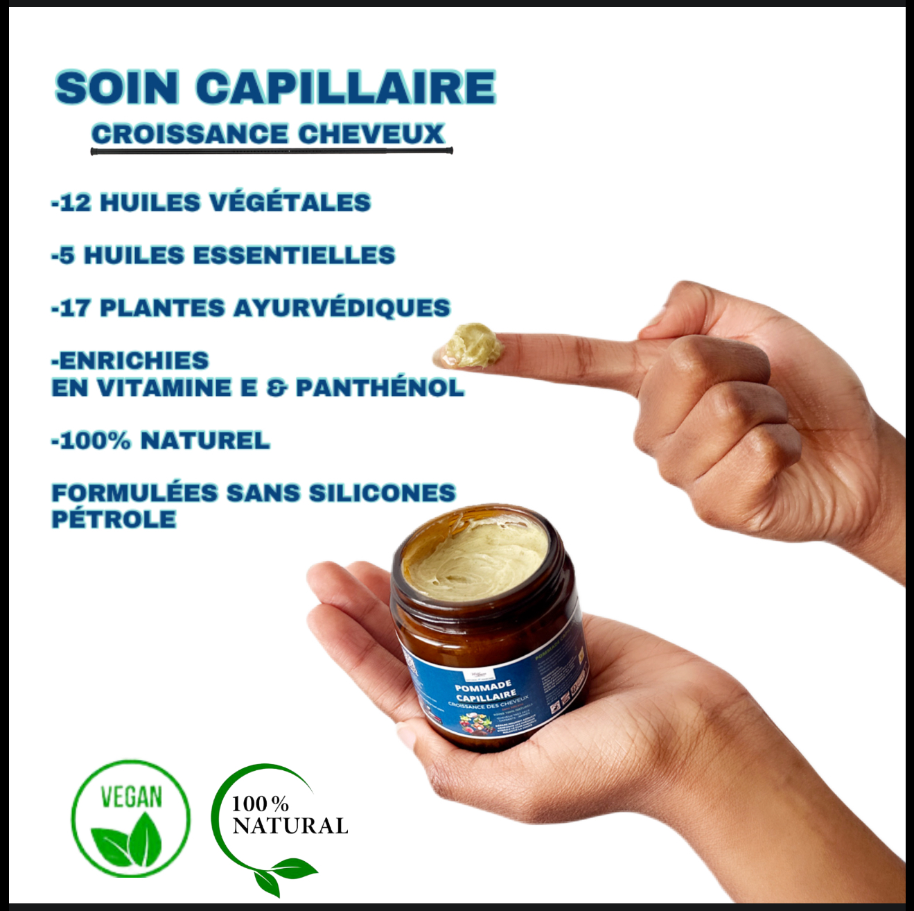 Pommade Capillaire AYURVÉDIQUES 