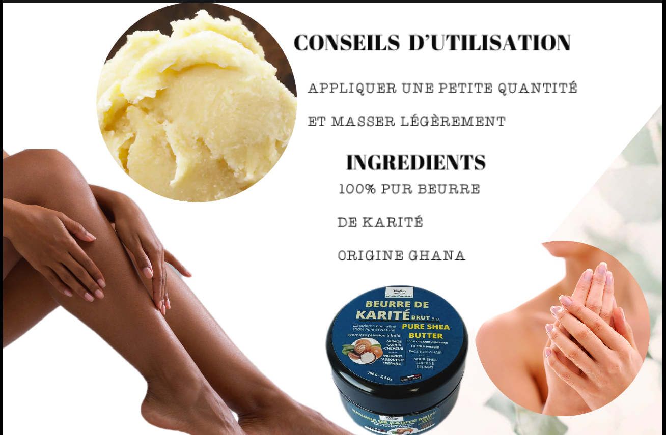 Beurre de Karité Brut Bio