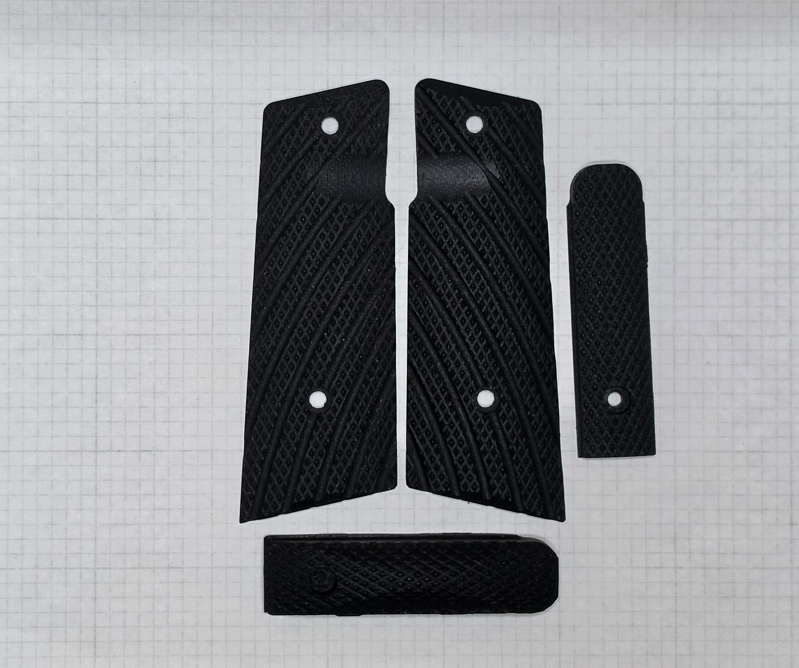 Black g10 with Thick Back Strap