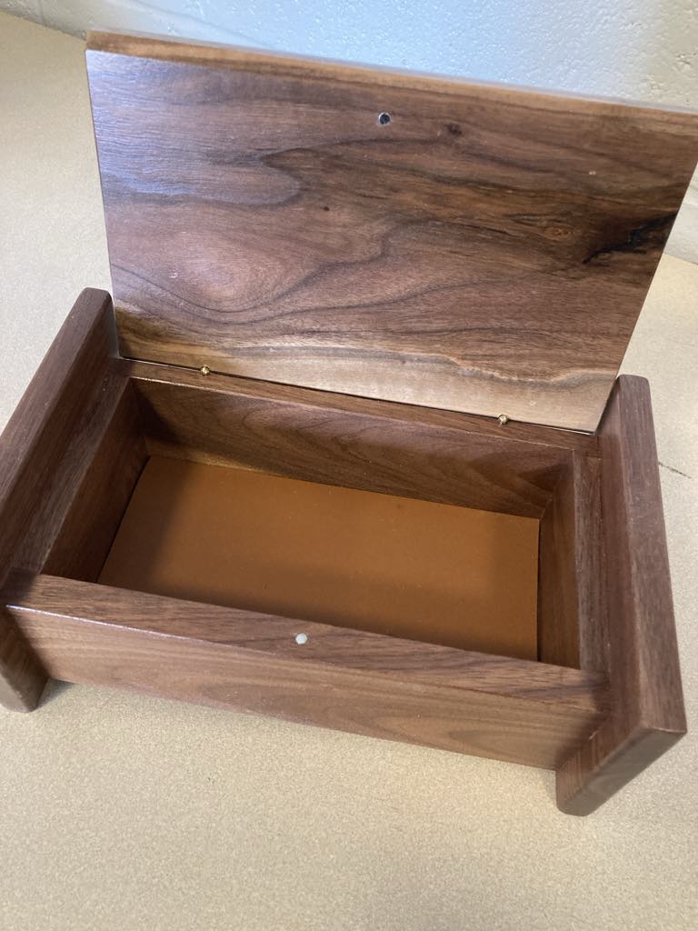 Handcrafted Walnut Keepsake Box