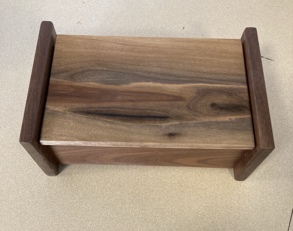 Handcrafted Walnut Keepsake Box