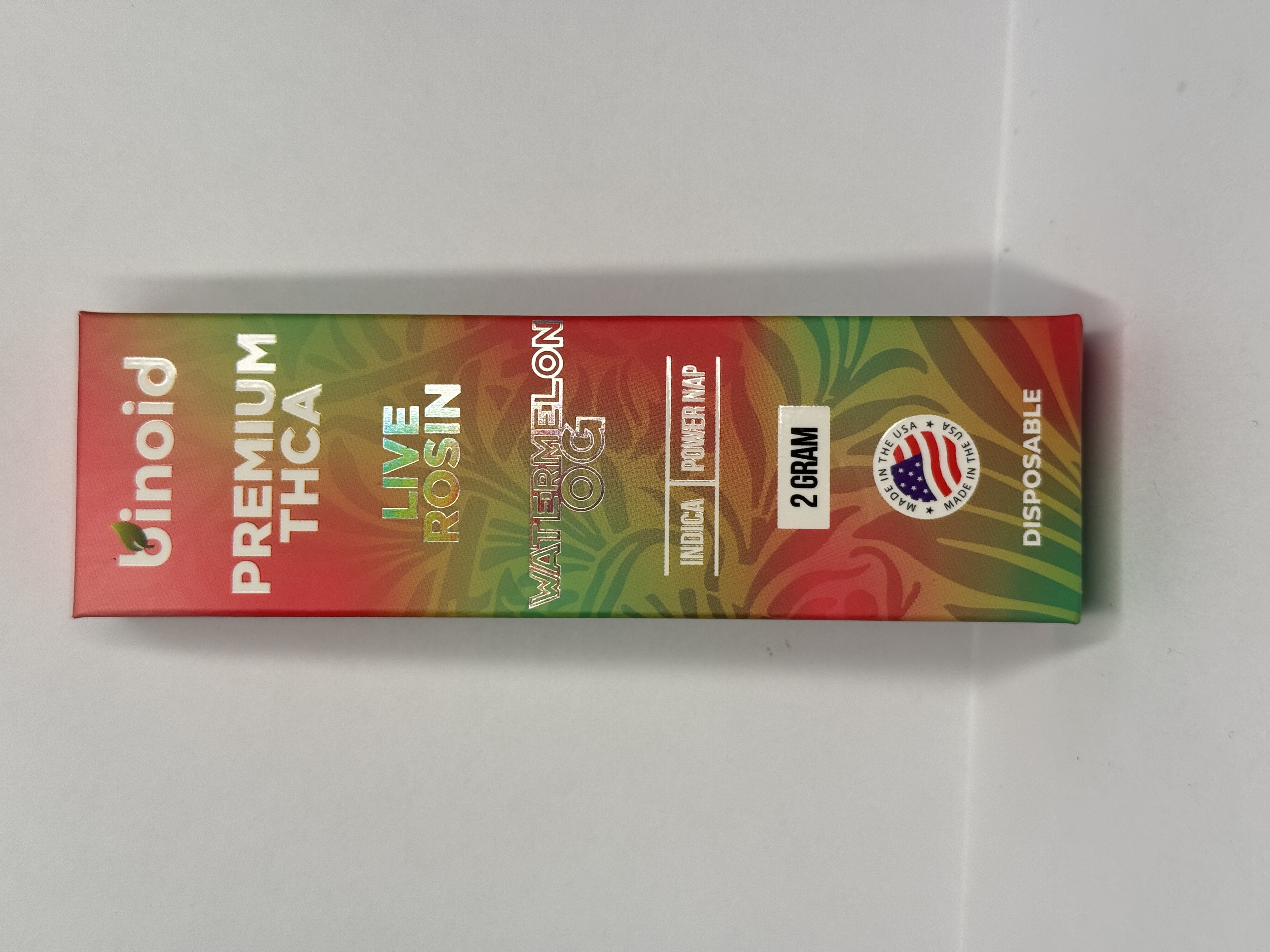 Binoid Premium THCA Live Rosin Disposable