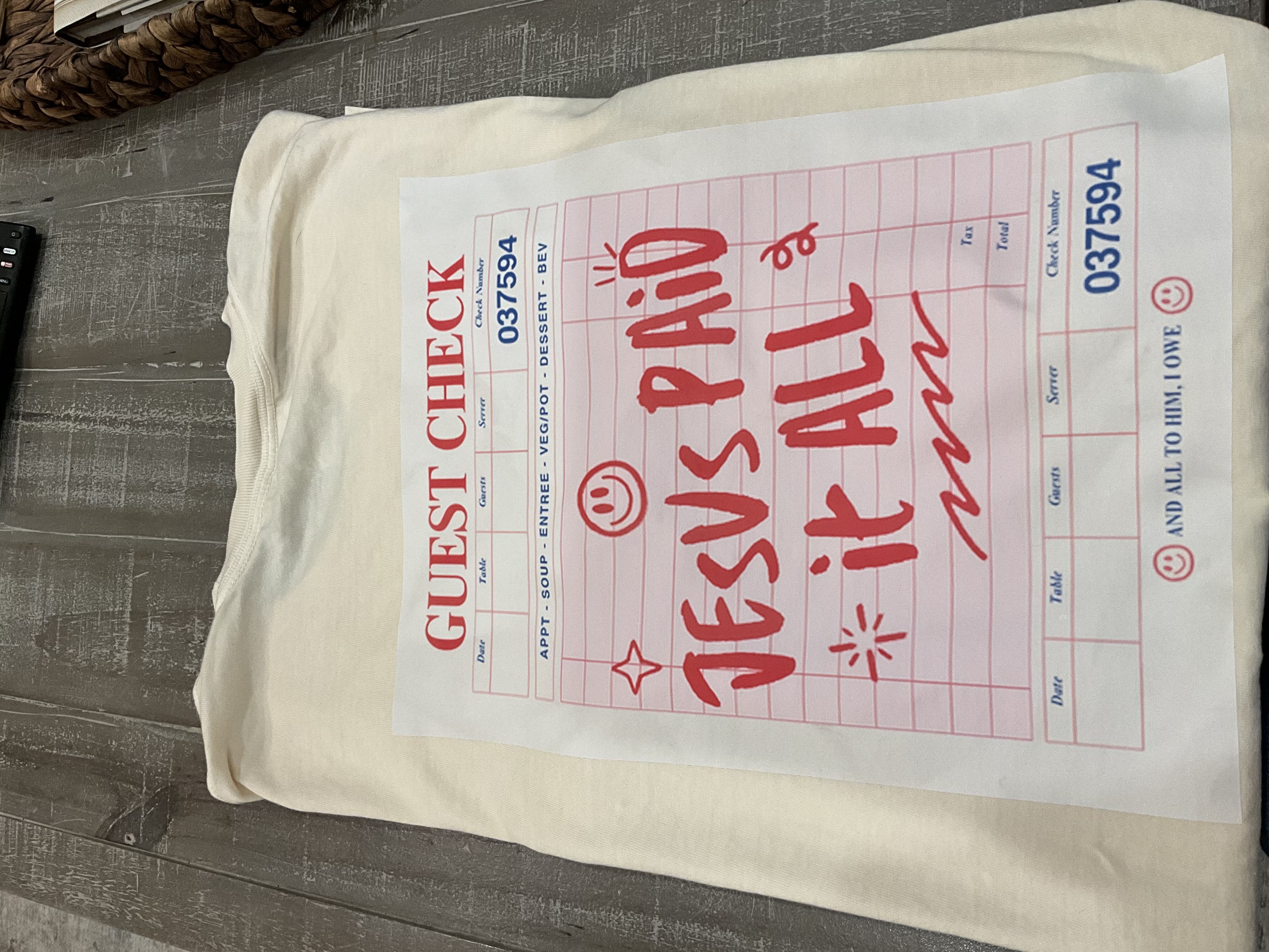 Jesus Paid It All T-Shirt
