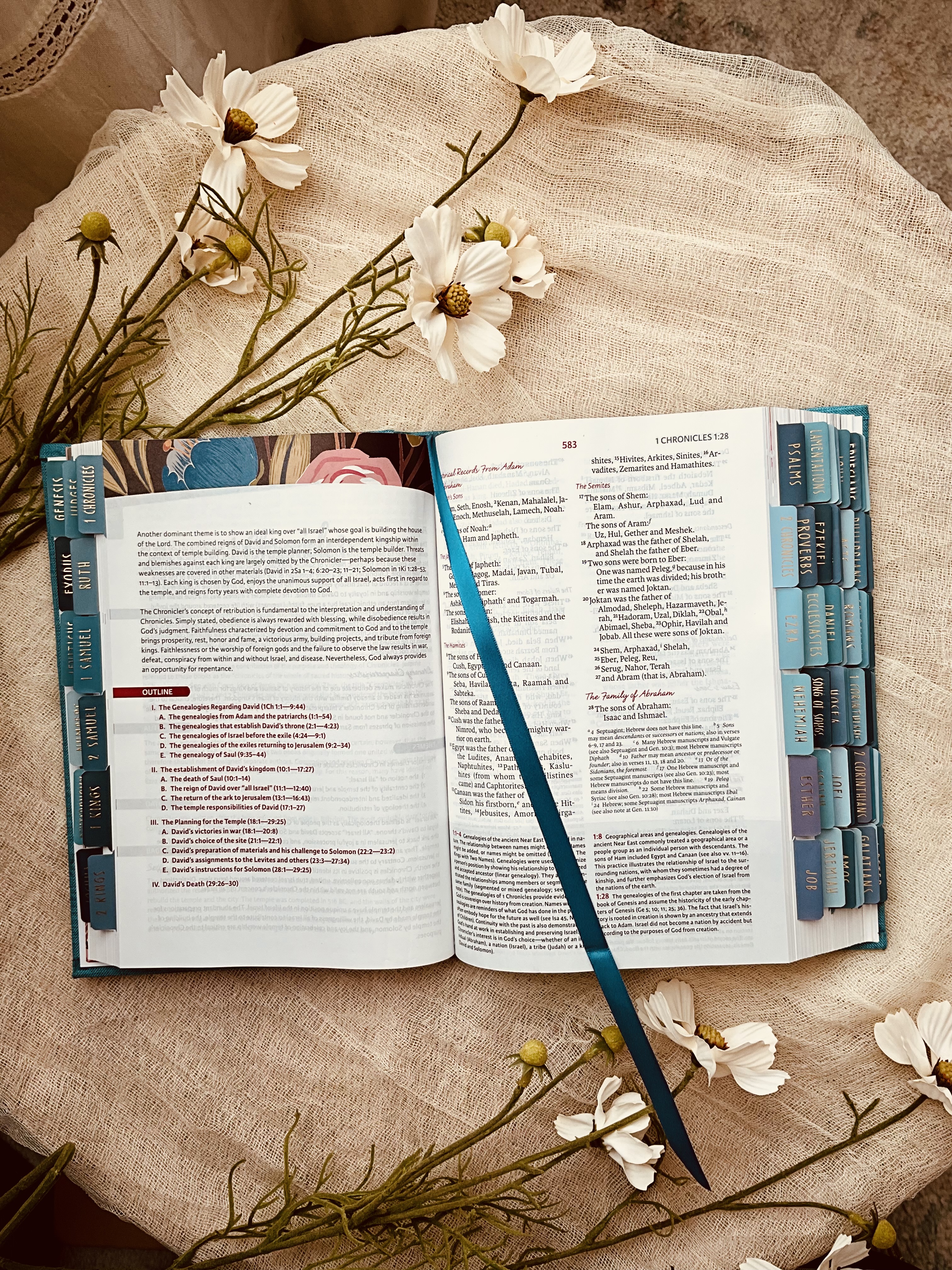 Floral Embellished Holy Bible (NIV Woman’s Study Bible)