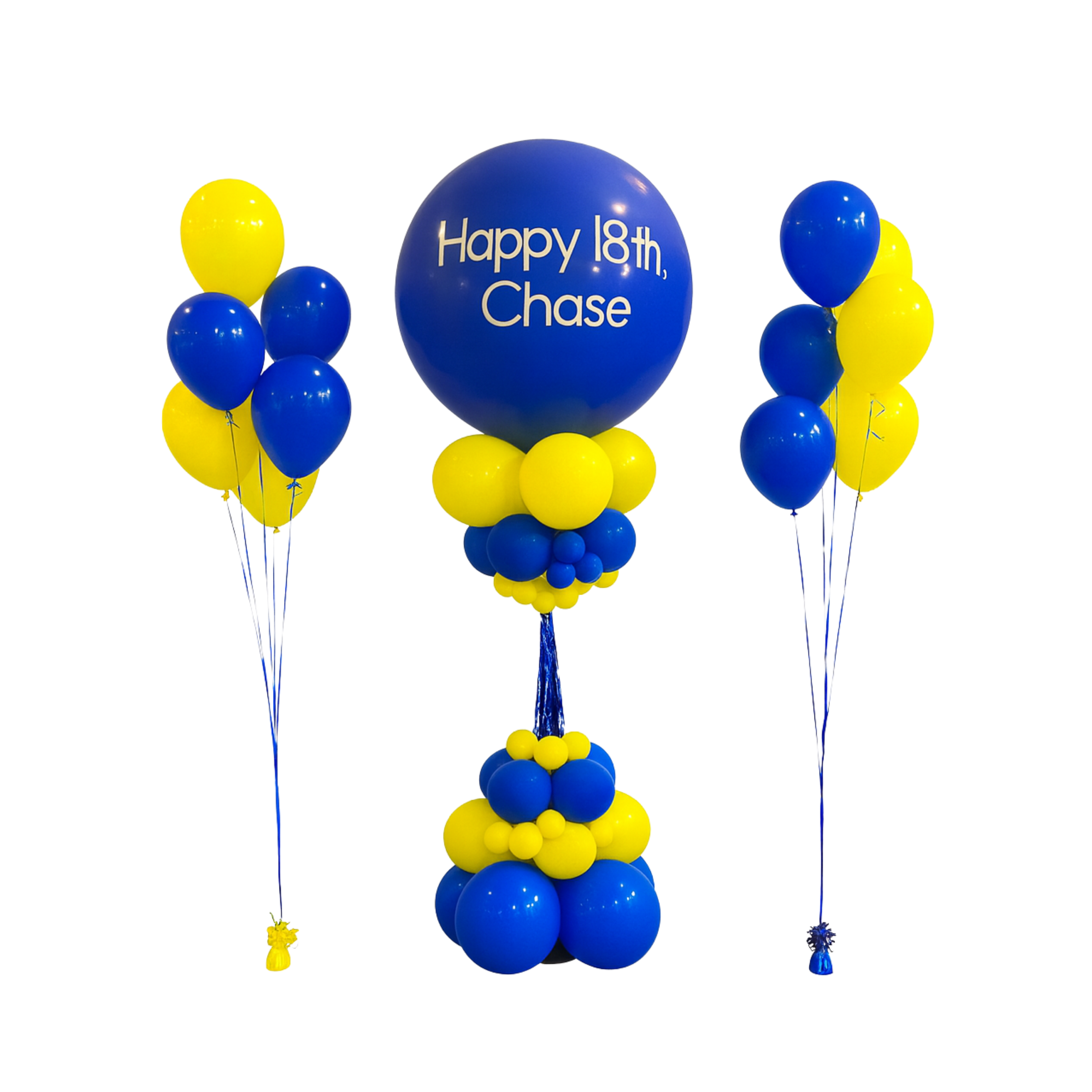 Balloon Tower + Balloon Bouquets