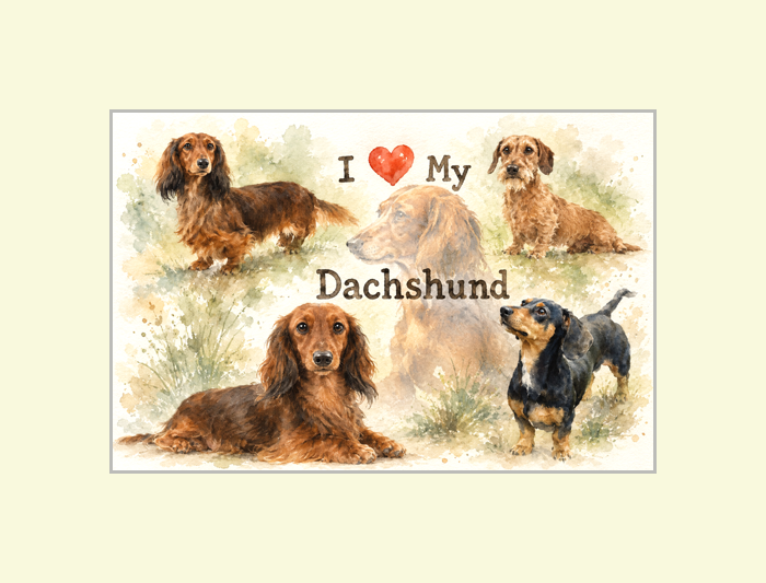 Dachshund Lovers Poster