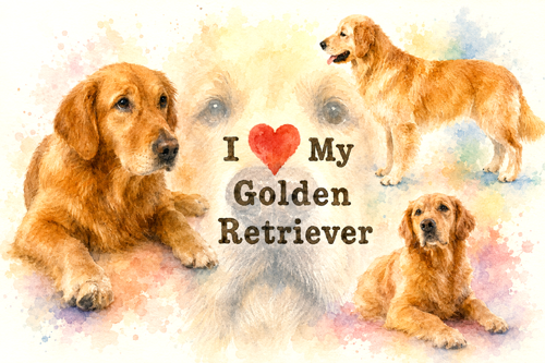 Golden Retriever Art Print