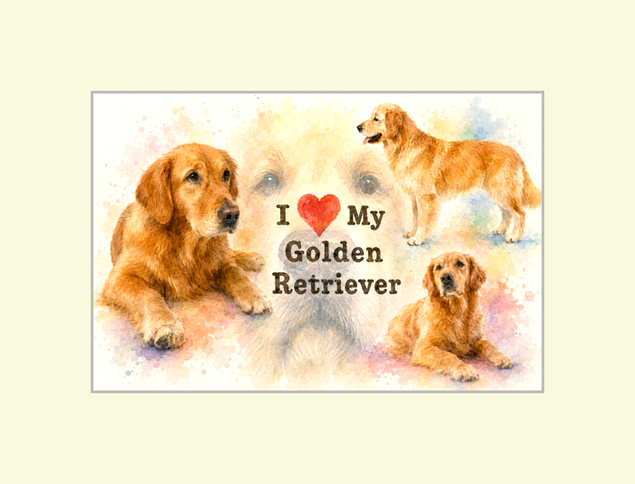 Golden Retriever Art Print