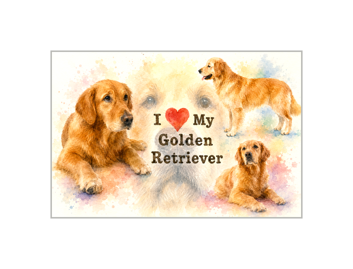 Golden Retriever Art Print