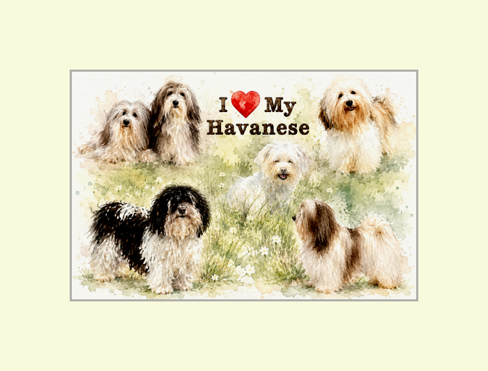 Havanese Dog Art Print