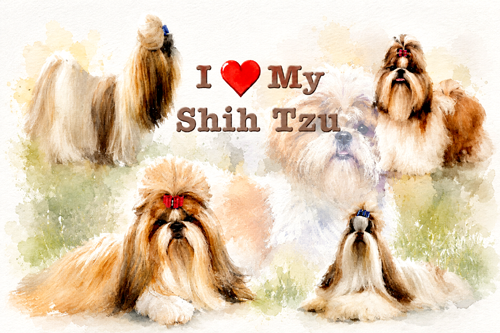 Shih Tzu Art Print