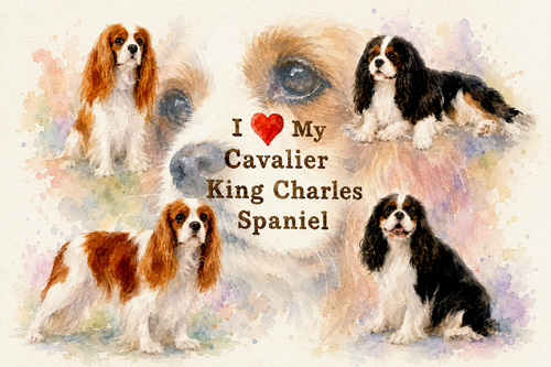 Cavalier King Charles Spaniel Art Print