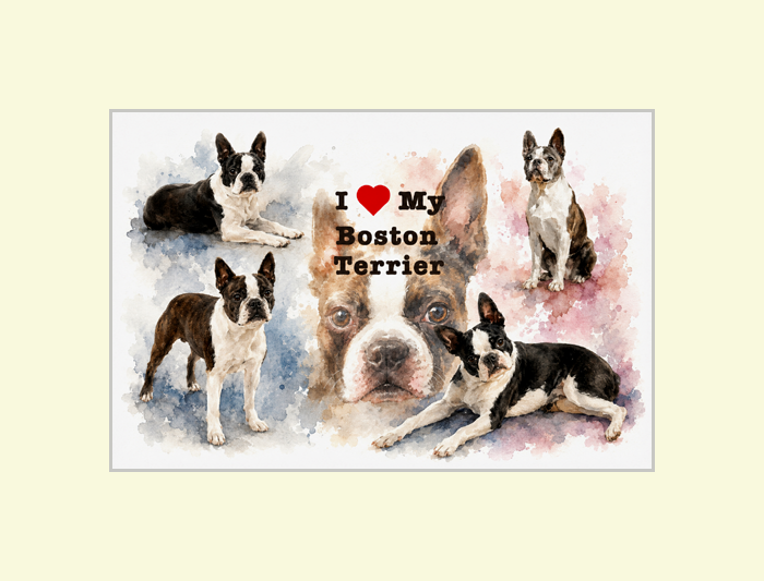 Boston Terrier Art Print