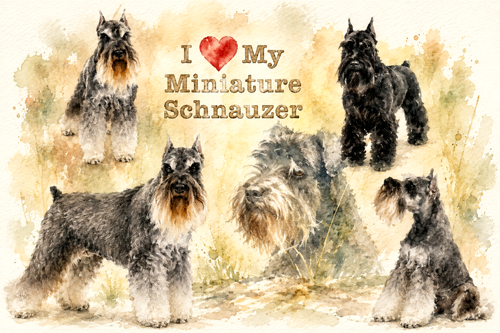 Miniature Schnauzer Wall Art