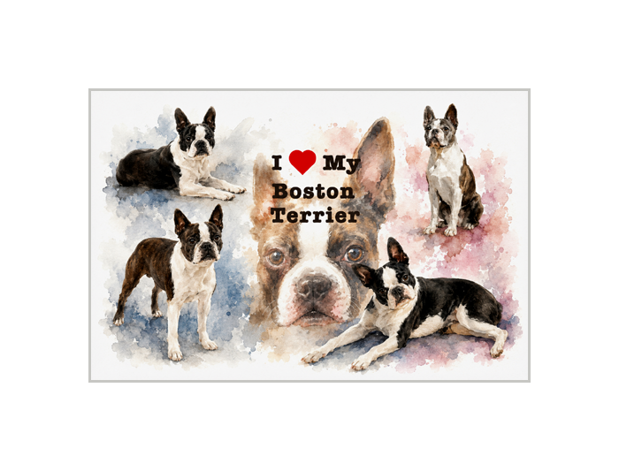 Boston Terrier Art Print