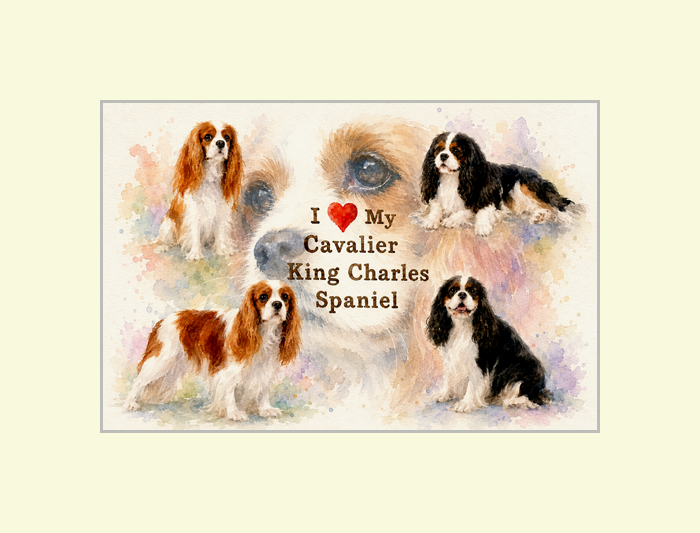 Cavalier King Charles Spaniel Art Print