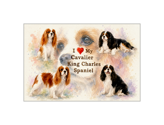 Cavalier King Charles Spaniel Art Print