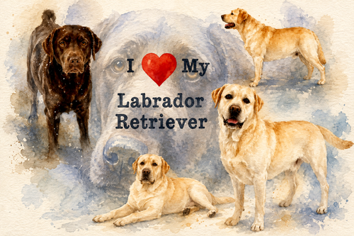 Labrador Retriever Art Poster
