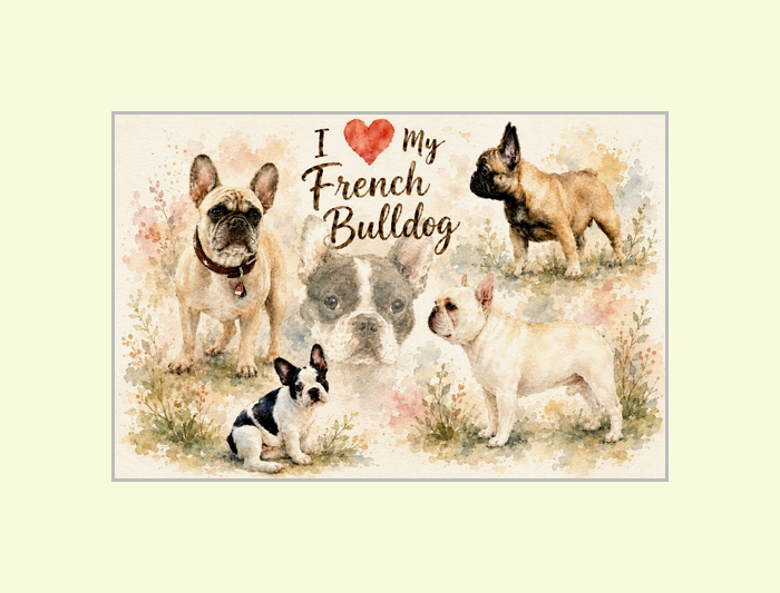 French Bulldog Decor Sign