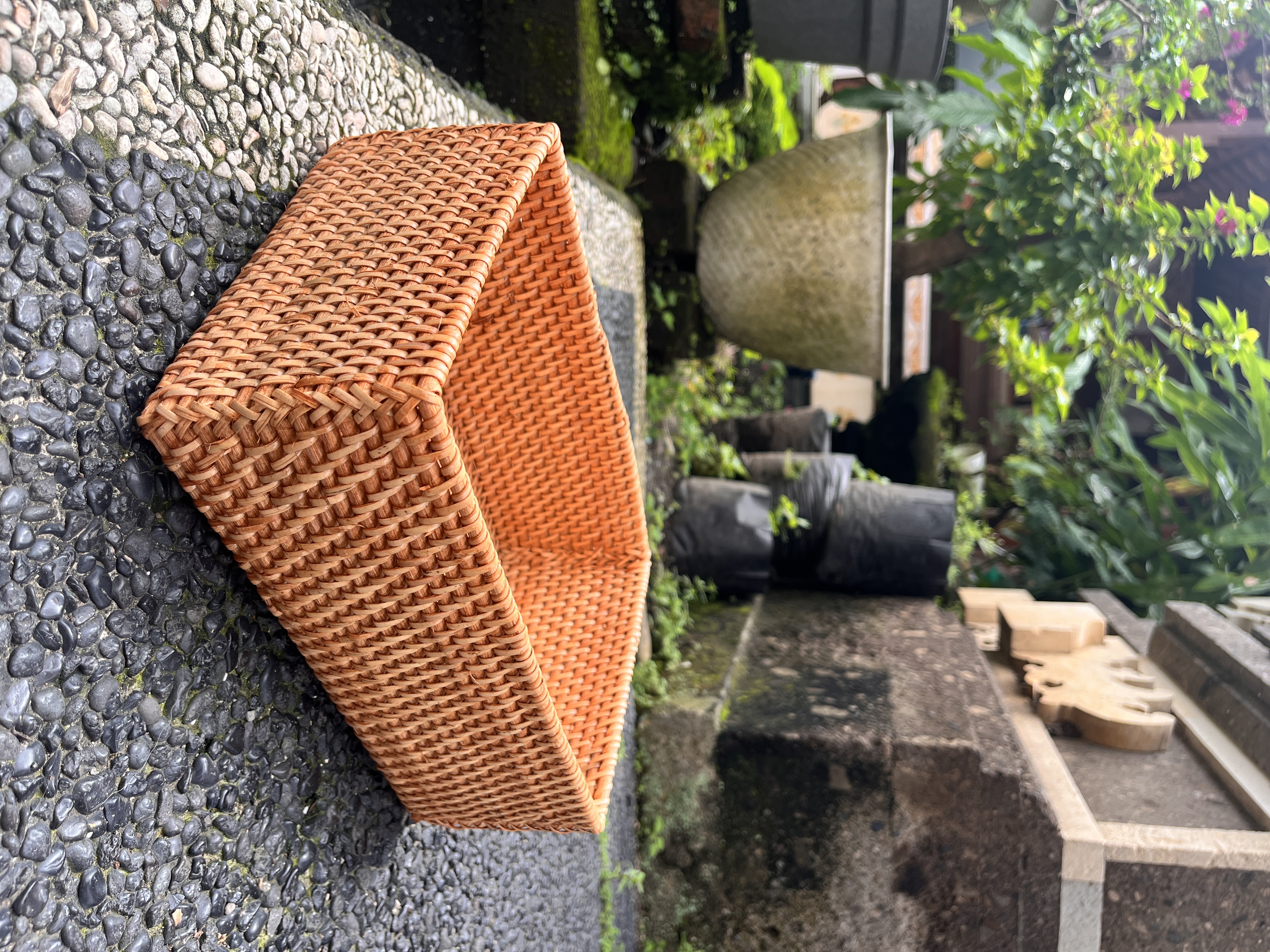 Woven Rectangular Basket
