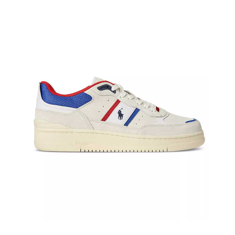 POLO RALPH LAUREN MASTR SP 125-SK-L TL BIANCO MUL SUEDE