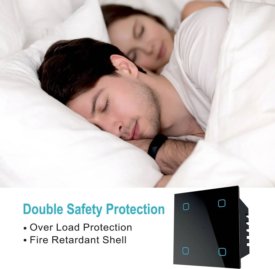 HomeMate Wi-Fi Smart 4 Gang Switch