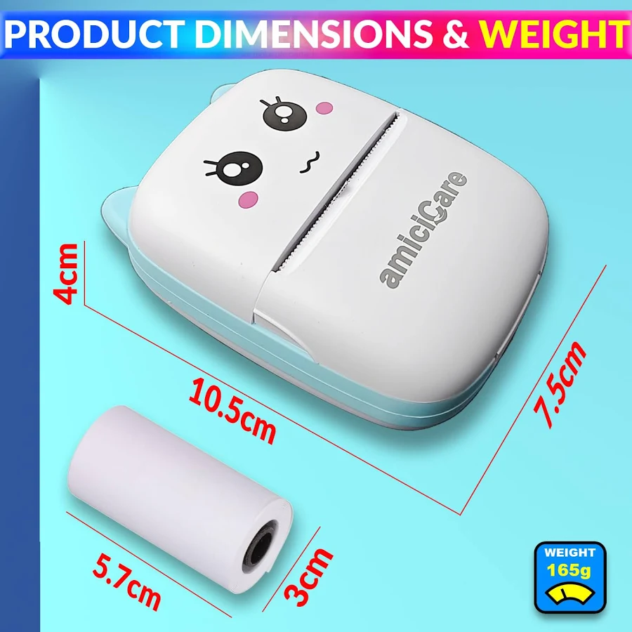amiciCare Mini Thermal Printer