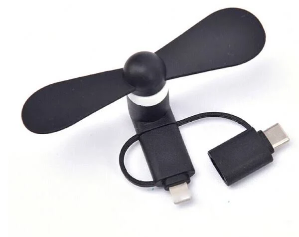 Tech Gear Mini USB Fan 3 in 1 USB Gadget Portable Electronic Smart Gadgets for Smartphone