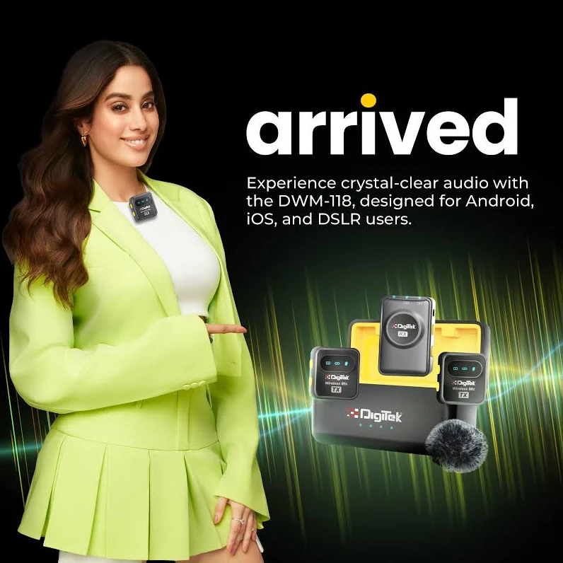 Digitek DWM-118 2-in-1 Wireless Microphone