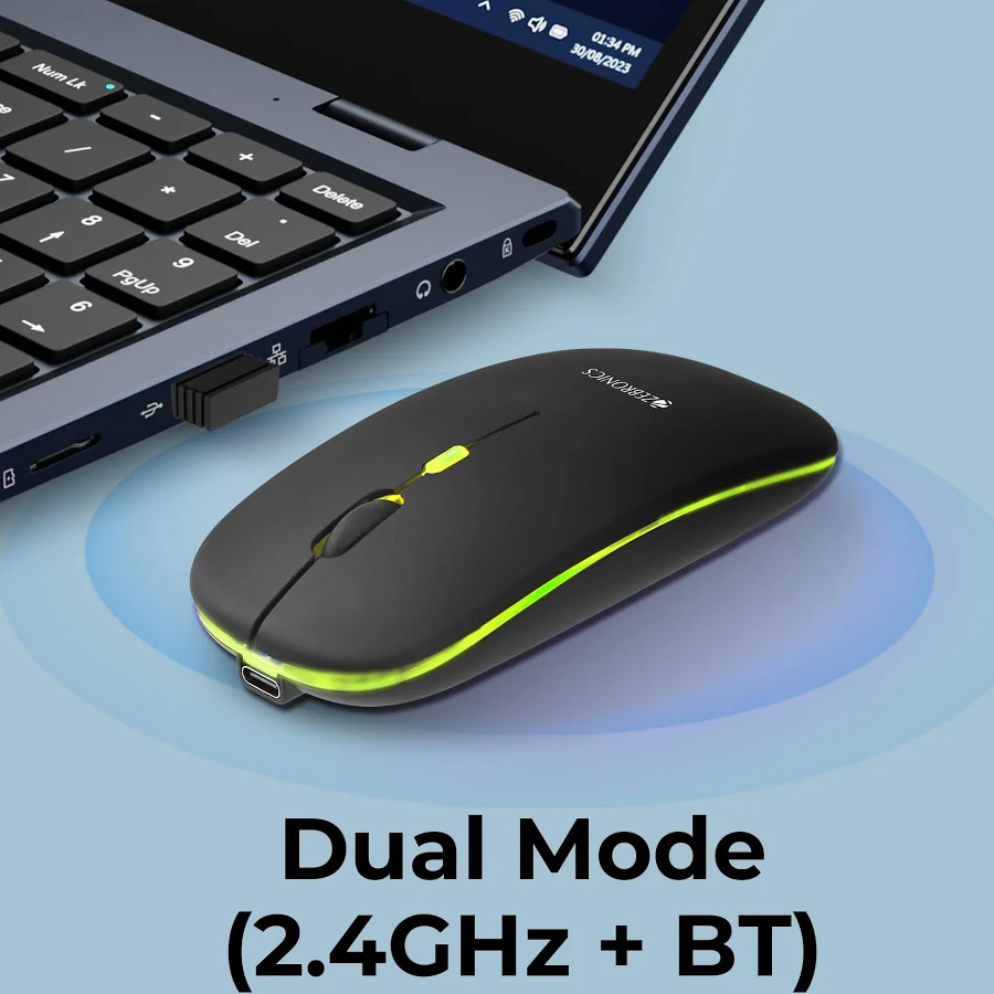 Zebronics Blanc Slim Wireless Mouse